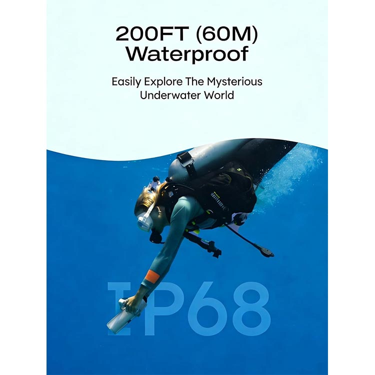 60m防水 IP68 ダイビング使用シーン